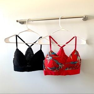Victoria’s Secret - TWO Bralettes size large